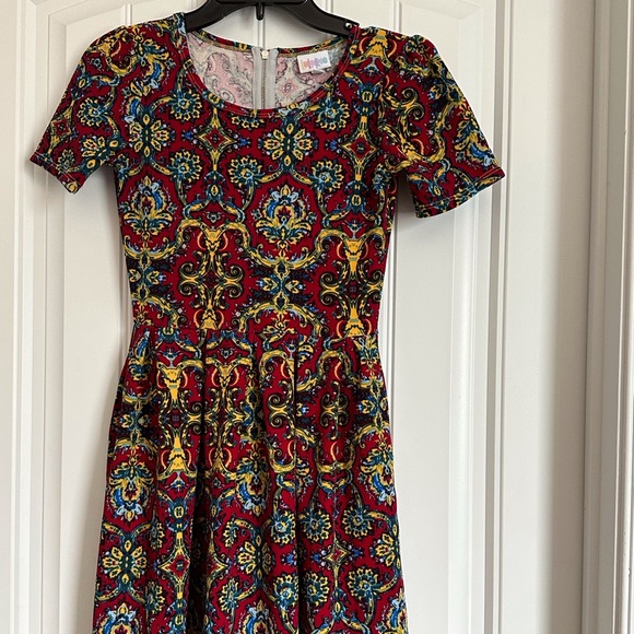 Like New LuLaRoe Short Sleeve Dress Size XXS - Picture 1 of 7